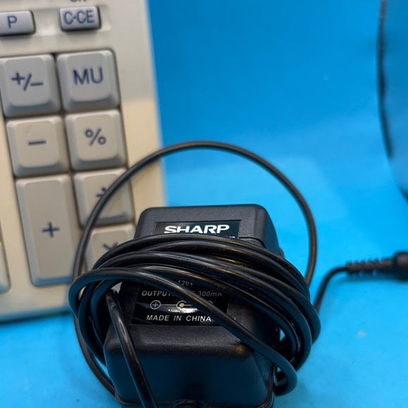 VINTAGE PRINTING CALCULATOR FOR SHARP FANS FITS EL 1701C OR EL1701C READ - Picture 4 of 7